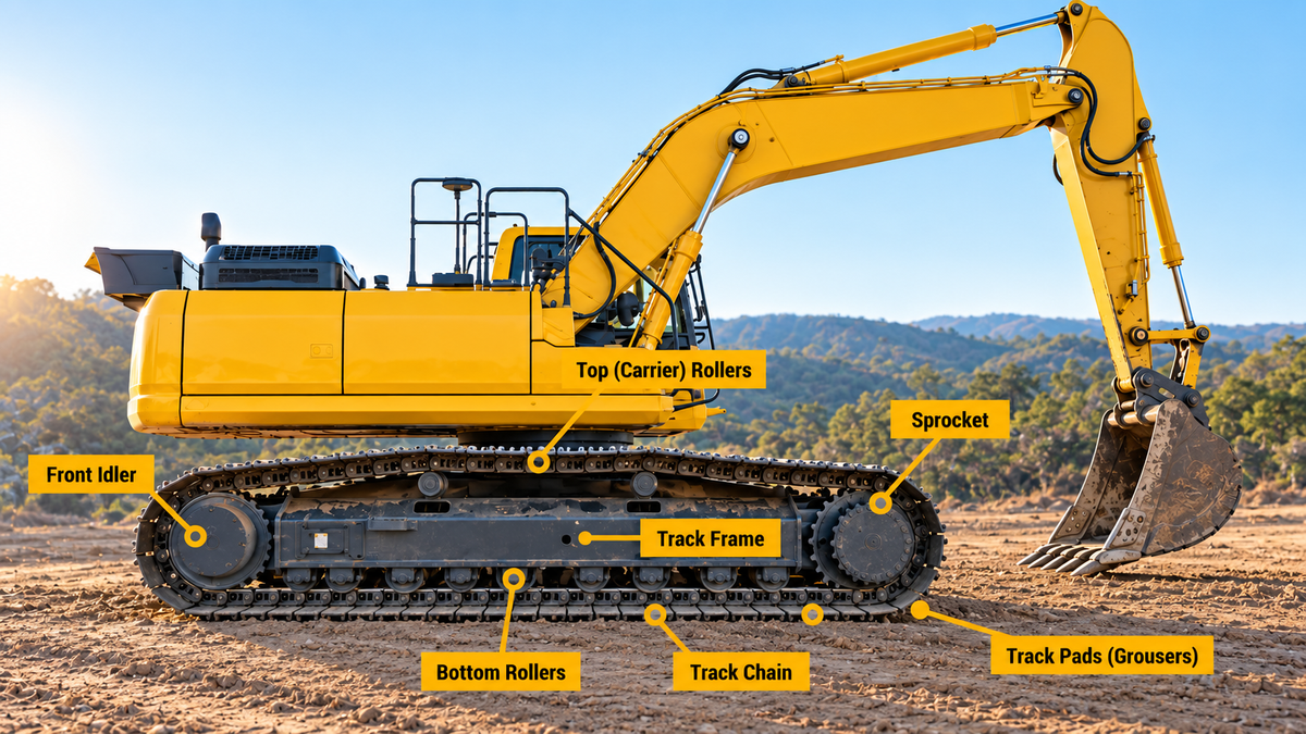 Undercarriage 101: The Parts, What They Do, and When to Replace Them